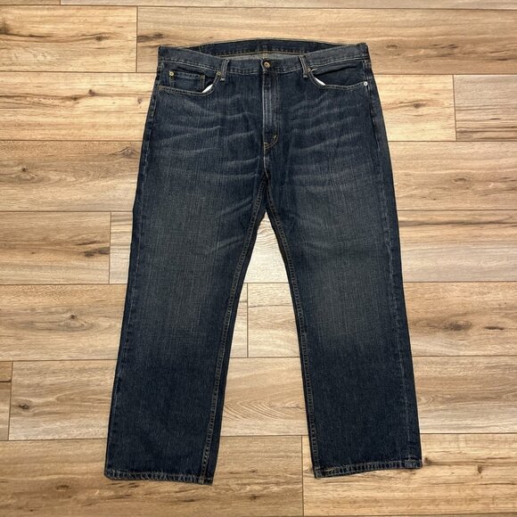 Men's Levis 559 Relaxed Straight Denim Jeans SZ 42x30 Blue Cotton Modern Red Tab - Picture 1 of 13